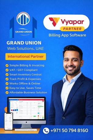 Dubai, Accounting, Vyapar App, Accounting Software - Authorized Partner In The UAE And International - GU