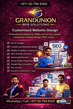 Dubai, Web Design & Development, Web Design And Development Services In The UAE And Worldwide - Grand Union Web Solutions