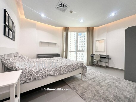 Kuwait City, Apartments/Houses, KWD 1100/month,  Furnished,  Studio,  Fully Furnished 3-Bedroom Apartment For Rent In Kuwait City