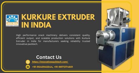 Noida, Industrial Machinery, Automated Corn Puff Kurkure Extruder In India