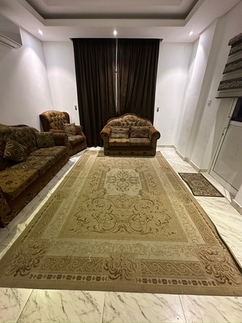 Hidd, Furniture, BHD 75,  Full Set Seats 7 & Carpet Big Free (bahrian Wood)