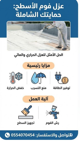 Riyadh, Construction, عزل فوم اسطح