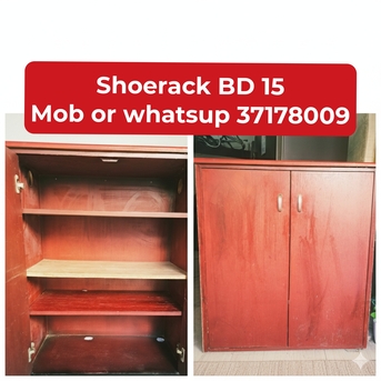 Manama, Furniture, BHD 15,  🌍Shoerack In Good Condition For Sale With Delivery