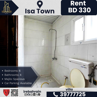 Isa Town, Villas, BHD 330,  Villa For Rent &ndash; Isa Town