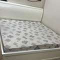 SAR 400,  KING SIZE DOUBLE BED WITH MADICATED MATTRESS ALONG WITH BIG ALMIRAH FOR SALE