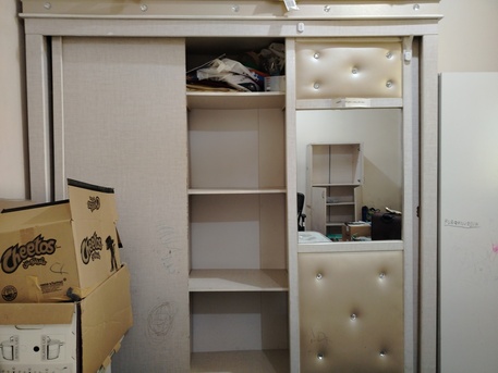 Jeddah, Household Items, SAR 300,  Wardrobe Double Door With Three Big Sections Minor Repair