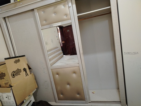 Jeddah, Household Items, SAR 300,  Wardrobe Double Door With Three Big Sections Minor Repair