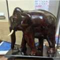SAR 140,  REDUCED PRICE -  Sandal Wood Elephant Figurine Or Carved Elephant Sculpture.