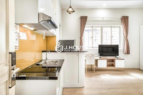 Ho Chi Minh City, Apartments/Houses, VND 11900000/month,  Furnished,  Studio,  25 Sq. Meter,  Cozy Studio With Large Window Apartment For Rent In District 1