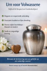 The Hague, Industrial Machinery, EUR 25,  Urn Kopen &ndash; Een Waardig Aandenken Voor Eeuwige Herinnering