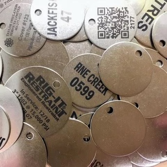 Calgary, Industrial Machinery, Choose Stainless Steel Valve Tags And Metal Tags For Industrial Use