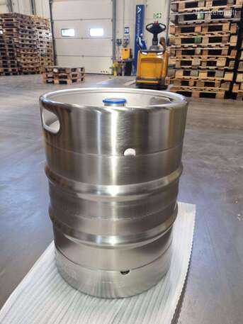 Riga, Food, Eur 99,  Stainless Steel Beer Keg, Grill Keg, 47-50 L