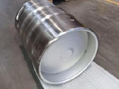 Riga, Food, Eur 99,  Stainless Steel Beer Keg, Grill Keg, 47-50 L