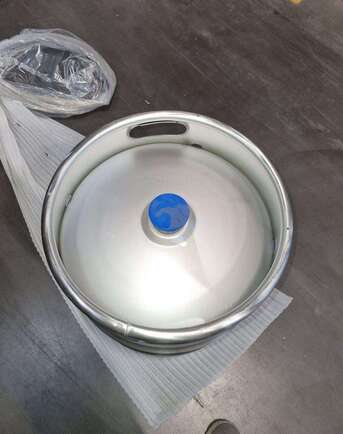 Riga, Food, Eur 99,  Stainless Steel Beer Keg, Grill Keg, 47-50 L