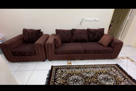 Jeddah, Furniture, SAR 725,  Sofa Set 7 Saeter And Study Table Along With Chair