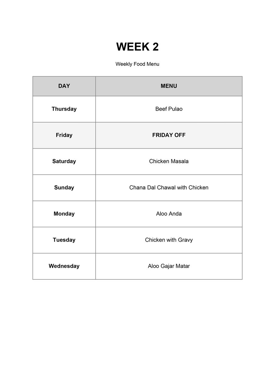 Khobar, Food & Drink, MONTHLY HOME-STYLE MEAL SERVICE