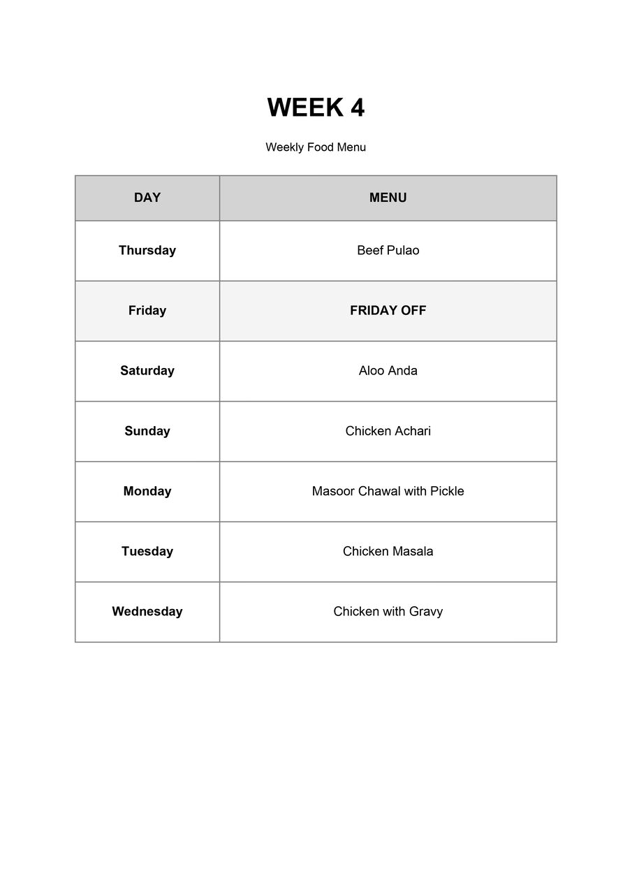 Khobar, Food & Drink, MONTHLY HOME-STYLE MEAL SERVICE