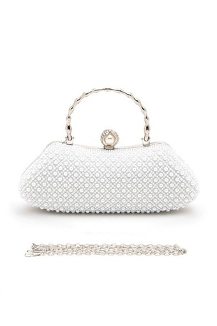 New York, Clothing & Accessories, USD 34,  Shop Beaded Pearl Top Handle Clutch | Affordable Fashion For Women In NC