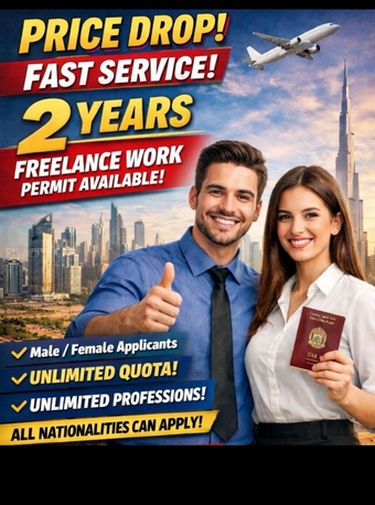 Dubai, Travel, Dubai 🇦🇪 UAE 2Years FreeLance Visa Service