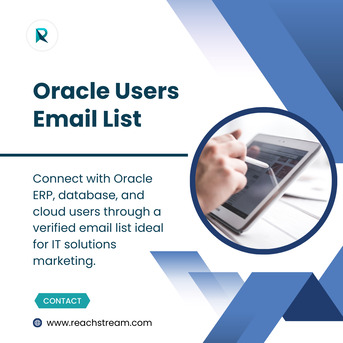 New York, Marketing, Boost ROI Oracle Users List With Opt-In Verified Data