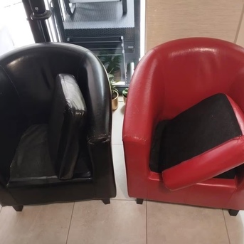 Antwerp, Furniture, EUR 100,  A Red And A Black Arm Chairs
