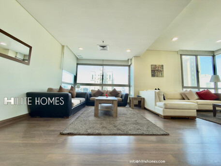 Salmiya, Apartments/Houses, KWD 1200/month,  Furnished,  3 BR,  Three Bedroom Seaview Furnished Duplex For Rent In Salmiya