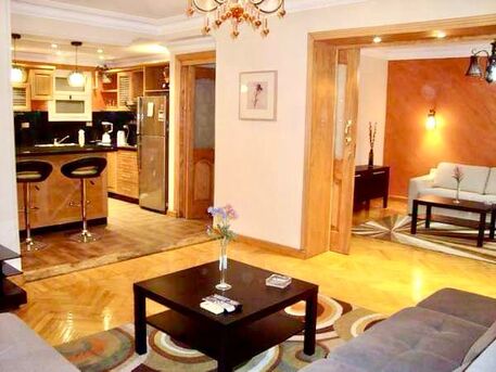 Maadi, Apartments/Houses, EGP 30000/month,  Furnished,  2 BR,  160 Sq. Meter,  Modern Fully Furnished At Zahraa Al Maadi With ACs