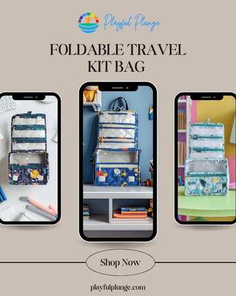 Gurgaon, Baby & Kid Stuff, INR 1499,  Foldable Travel Kit For Kids &ndash; Smart, Stylish & Personalized | Playful Plunge