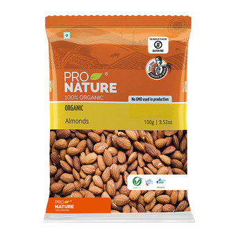 Mumbai, Food & Drink, Almonds 100g - Pro Nature Organic Foods