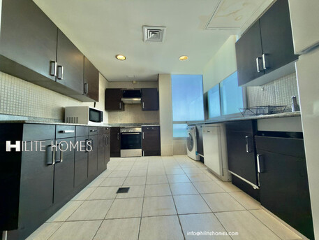 Salmiya, Apartments/Houses, KWD 1200/month,  3 BR,  Three Bedroom Seaview Furnished Duplex For Rent In Salmiya