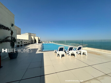 Kuwait City, Apartments/Houses, KWD 550/month,  2 BR,  SEA VIEW SEMIFURNISHED TWO BEDROOM APARTMENT FOR RENT IN MAHBOULA