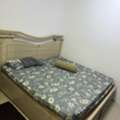 SAR 300,  URGENT SALE !! - Super King Size Cot With Bed, Cupboard & Teapoy For Sale