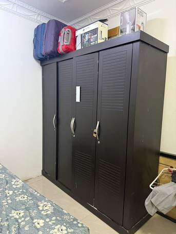 Dammam, Furniture, SAR 300,  URGENT SALE !! - Super King Size Cot With Bed, Cupboard & Teapoy For Sale