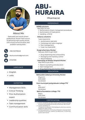 Jeddah, Job Seekers, Looking For Pharmacist Job