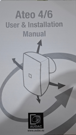 Jeddah, Electronics, SAR 800,  Audac ATEO6/B Wall Speaker With Clever Mount