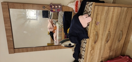 Riyadh, Furniture, SAR 250,  Homebox Twin Bed With Dressor And 3 Drawers