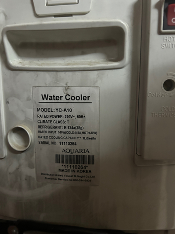 Jubail, Appliances, SAR 140,  Water Dispenser Hot & Cold