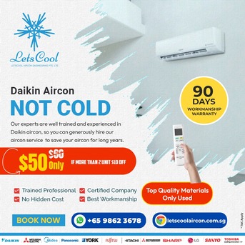 Singapore, Air Conditioners, SGD 50,  Daikin Aircon Not Cold