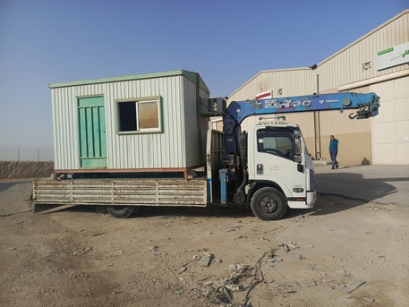 Riyadh, Logistics, BOOM Truck Crane & GALAB DINA