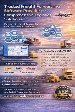 Mumbai, Logistics, Trusted Freight Forwarding Software Provider For End-to-End Logistics