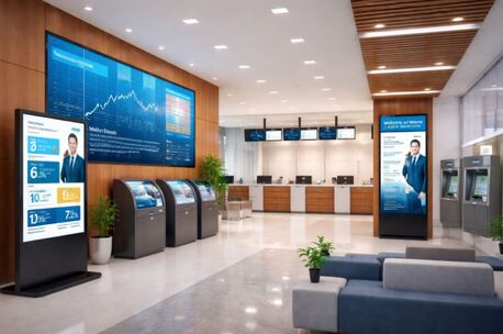 Mumbai, Business, Banks Digital Signage Solution In Delhi & Across India