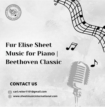 New York, Musical Instruments, Fur Elise Sheet Music For Piano | Beethoven Classic