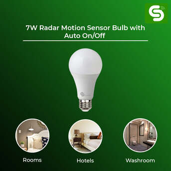 Noida, Electronics, INR 500,  Best Motion Sensor Bulb Auto ON/OFF For Residential Use In 2026