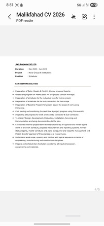 Riyadh, Job Seekers, Applying For The Post Of Planning Engineer With Transferable Iqaama And Immediately Availa