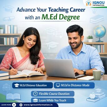 Noida, Education, M.Ed Degree Program In Distance Mode