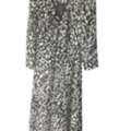 GBP 30,  Shop Mono Print Lace V Neck Dress For Chic Evenings
