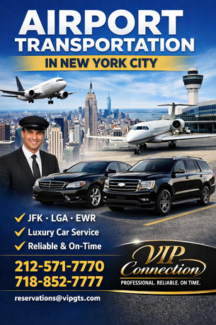 New York, Travel, Airport Transportation In New York City | VIP Connection