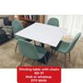 BHD 37,  🌍🌐Dinning Table With 4 Chirs In Good Condition For Sale With Delivery