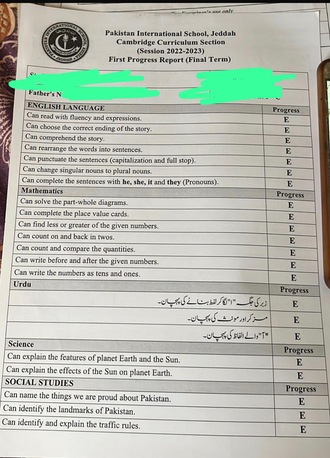 Jeddah, Lessons Offered, Kindergarten Teacher