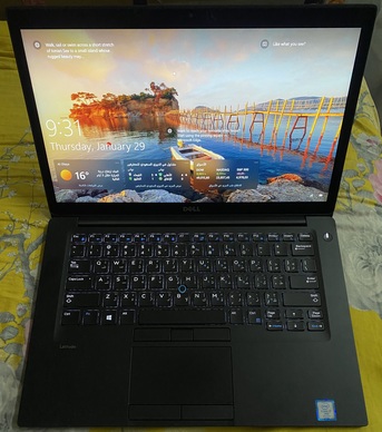 Olaya, Computers, SAR 750,  Dell Core I7-SSD 256GB-8GB-14&rdquo;FHd-Charger-Win 11